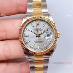 EW Swiss Replica Rolex Datejust 2-Tone Silver Dial Watch 36MM_th.jpg